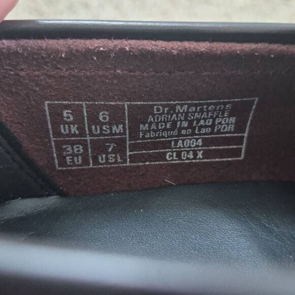 Dr. Martens Women's  Size 7 Adrian Snaffle Leather Loafer 'Cherry Red' - Picture 6 of 6